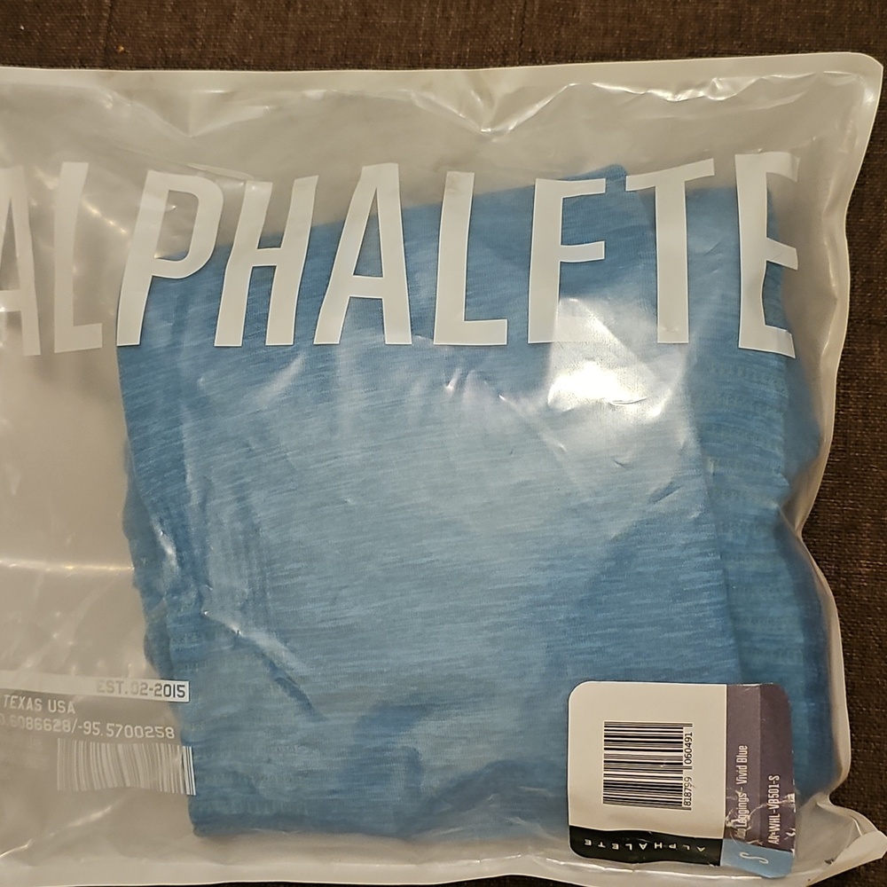 Alphalete halo legging - blue Small
